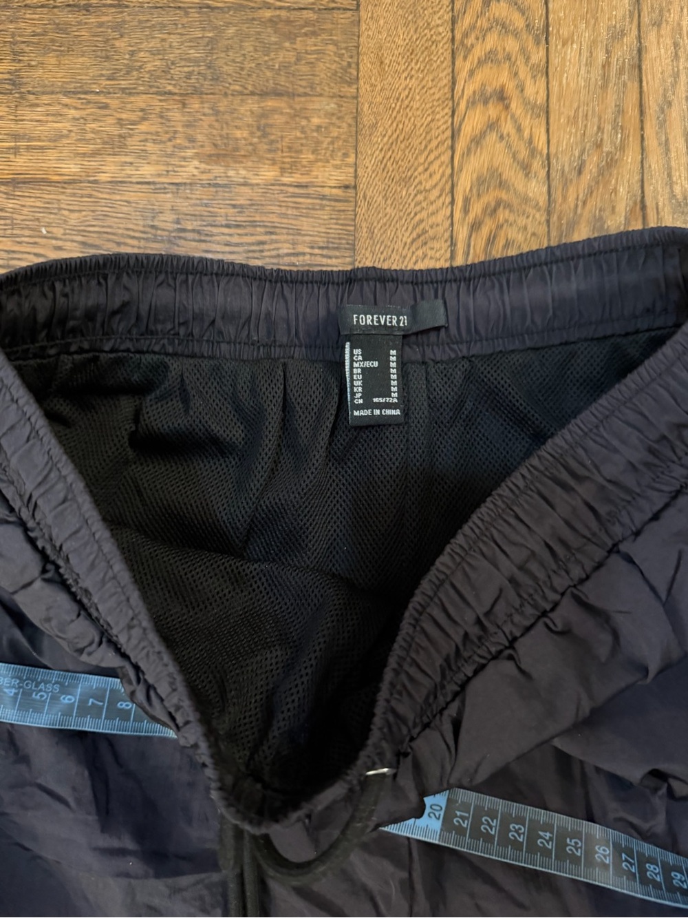 Forever 21 Men’s or Women’s Black Windbreaker with Mesh Lining - Size M